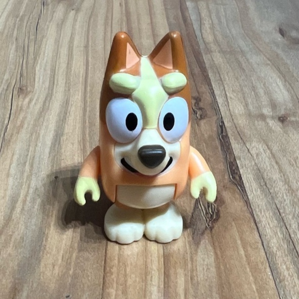 Disney Bluey Excited Bingo Action Figure Toy Animation Dog Smiling‎ Face